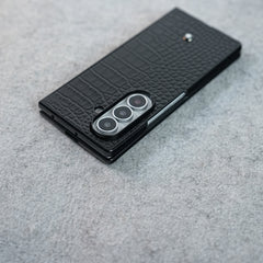 Black Textured MB Case Cover for Samsung Galaxy Z Fold 8 Ultra