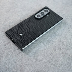 Black Textured MB Case Cover for Samsung Galaxy Z Fold 8 Ultra