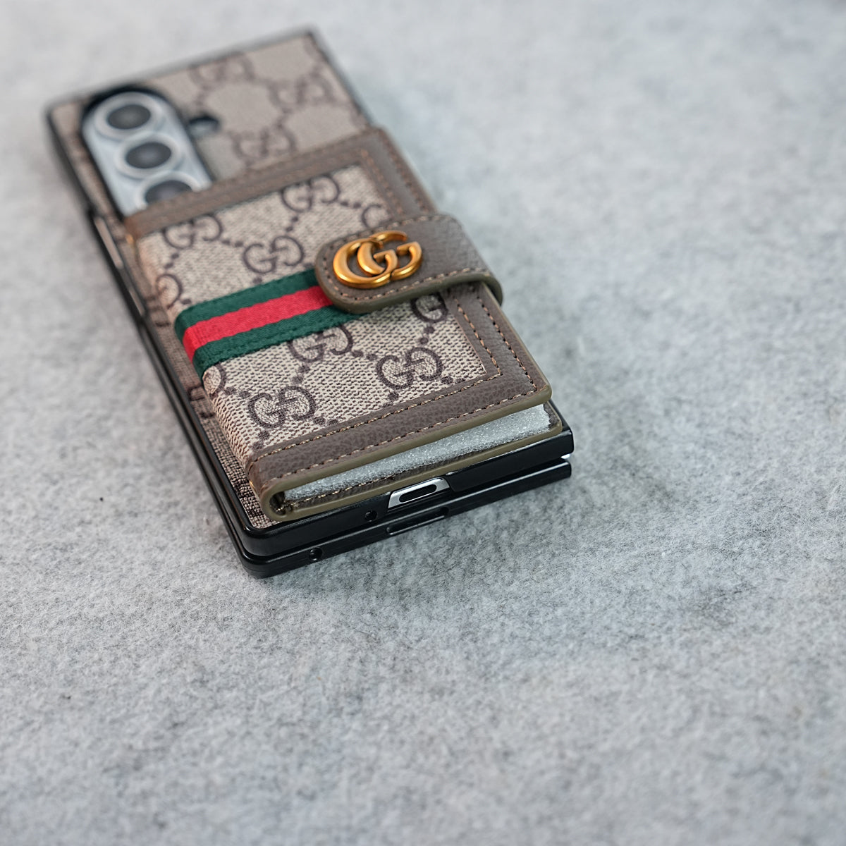 Luxury Cardholder Crossbody Sling Strap Case for Samsung Galaxy Z Fold 5