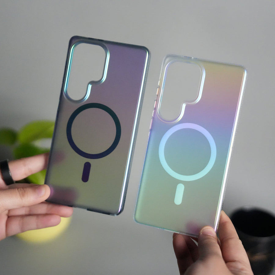 Galaxy S25 Ultra Holography Sparkly Shiny Case Magsafe Cover