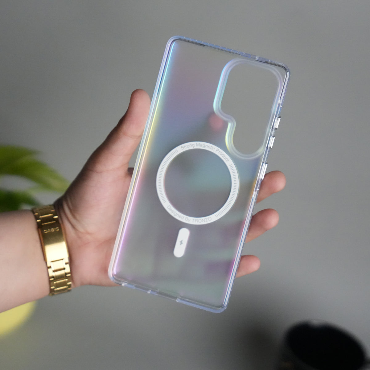 Galaxy S25 Ultra Holography Sparkly Shiny Case Magsafe Cover