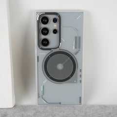 Samsung Galaxy Ultra Series Magsafe Matte Futuristic Design Magnetic MagSafe Charging Case