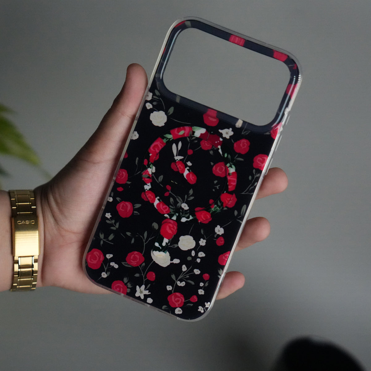 iPhone 17 Pro Max FloraCrystal Design MagSafe Case Cover
