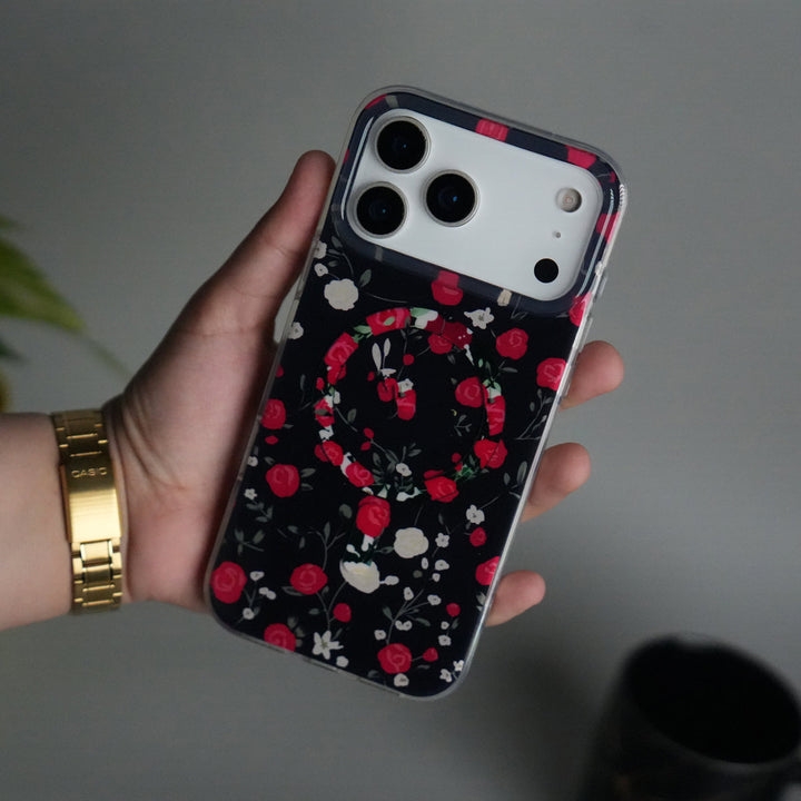 iPhone 17 Pro Max FloraCrystal Design MagSafe Case Cover