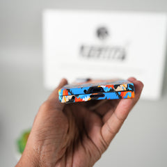 Samsung Galaxy Z Fold 7 Carbon Fiber Texture Case | Tiger Printed Hard PC Cover with MagSafe (Colorful Tiger)