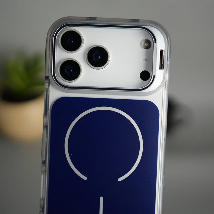 iPhone 17 Pro Matte Finish MagSafe Case with Ultra-Slim Metal Kickstand