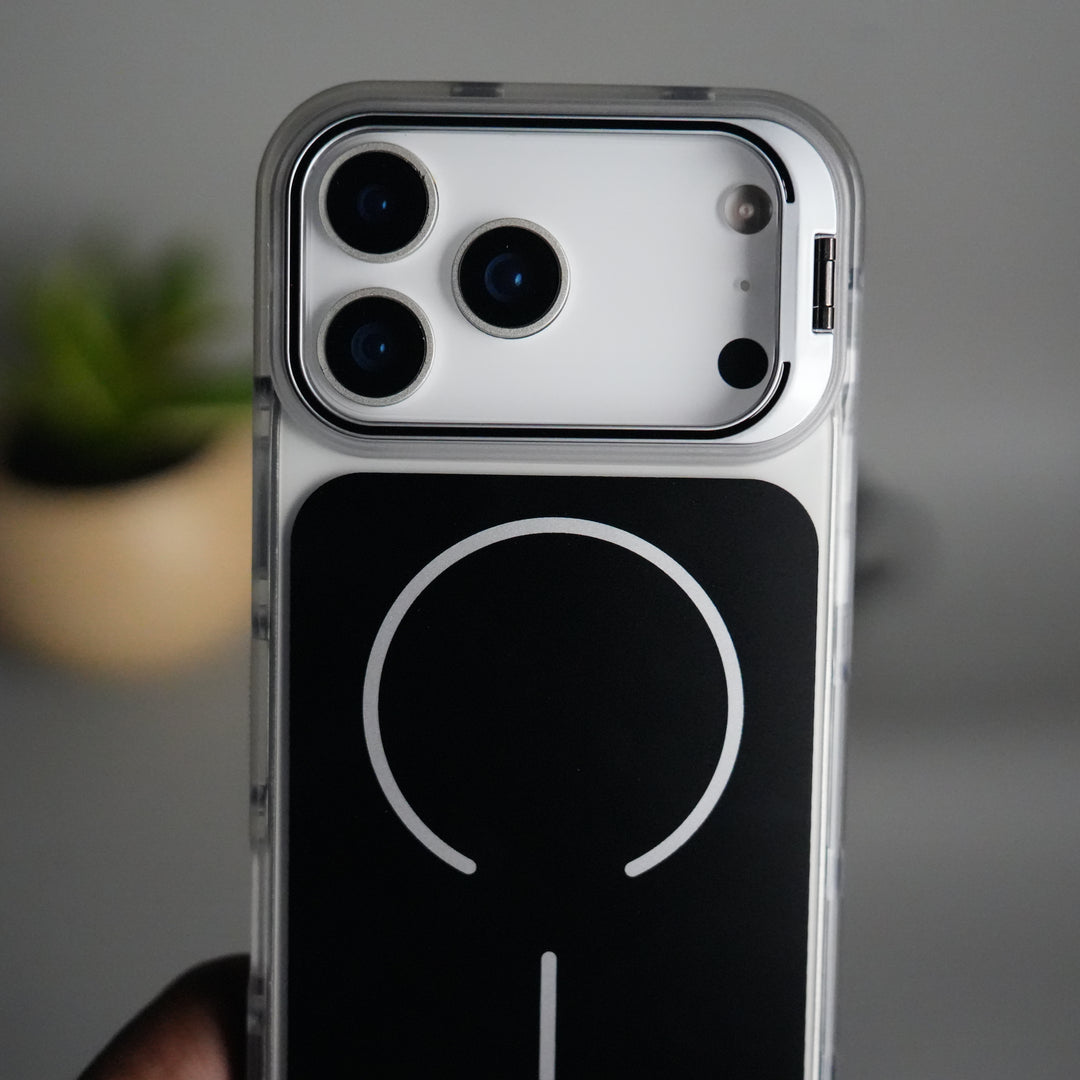 iPhone 17 Pro Matte Finish MagSafe Case with Ultra-Slim Metal Kickstand