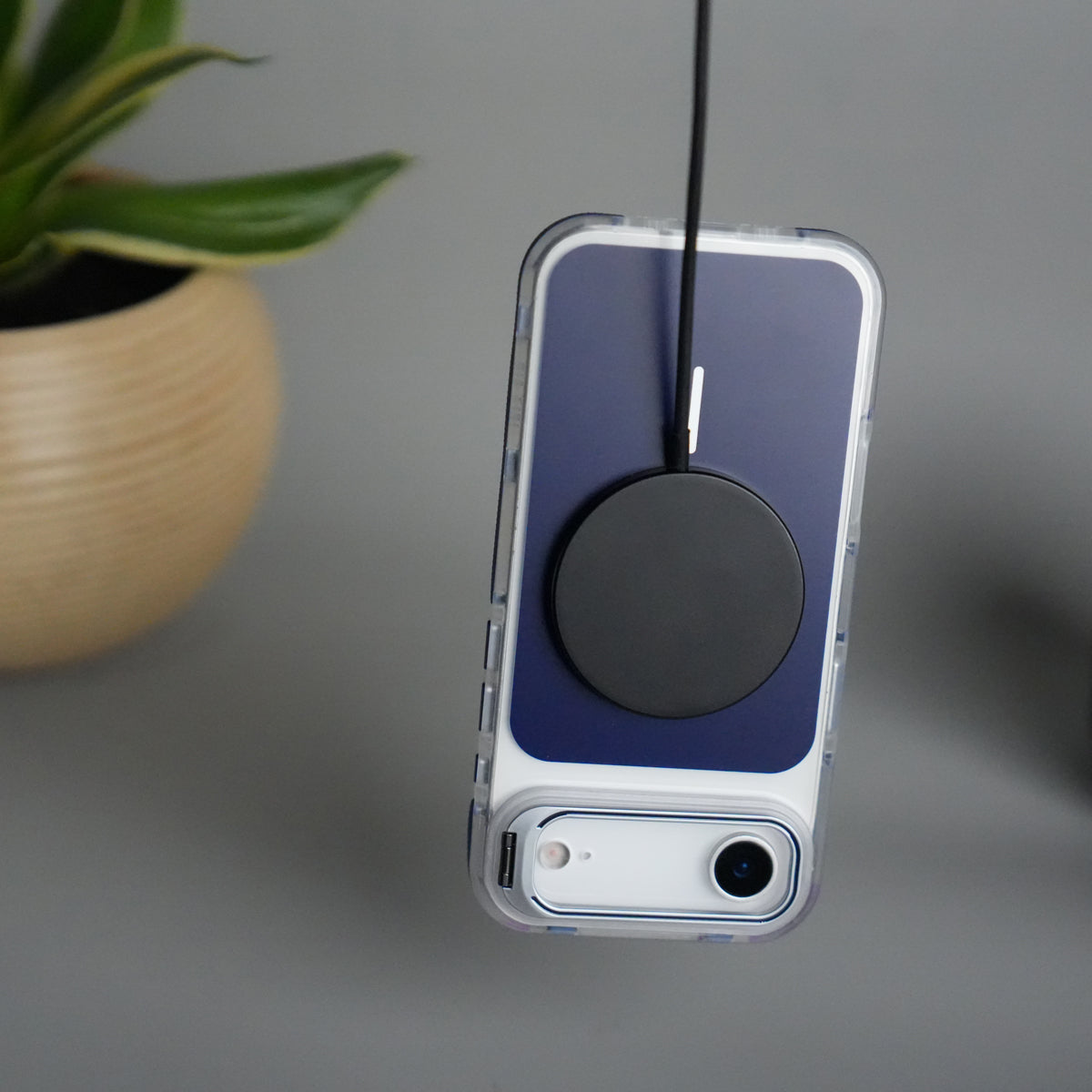 iPhone 17 Air Matte Finish MagSafe Case with Ultra-Slim Metal Kickstand
