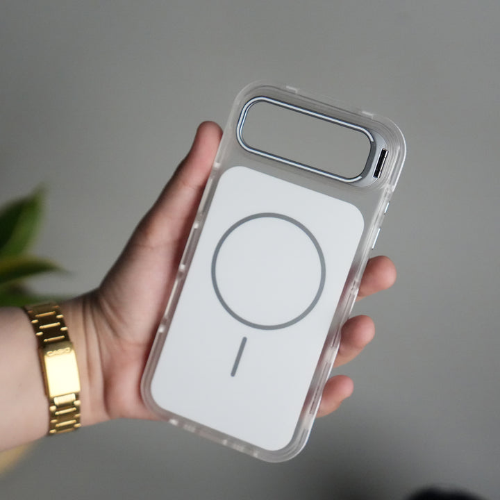 iPhone 17 Air Matte Finish MagSafe Case with Ultra-Slim Metal Kickstand