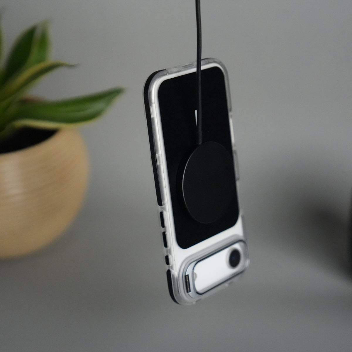 iPhone 17 Air Matte Finish MagSafe Case with Ultra-Slim Metal Kickstand