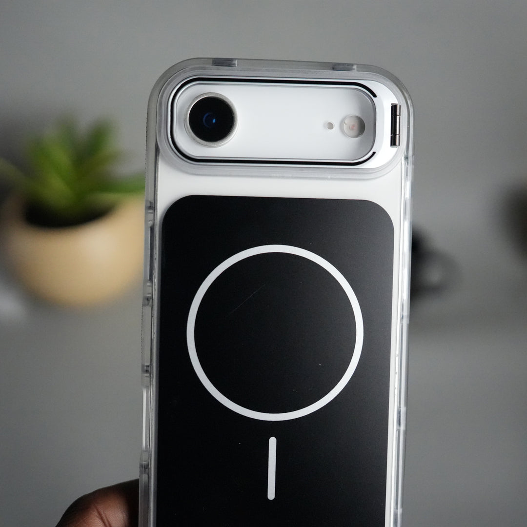 iPhone 17 Air Matte Finish MagSafe Case with Ultra-Slim Metal Kickstand