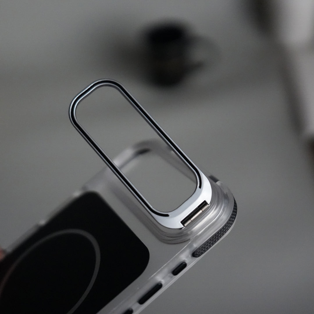 iPhone 17 Air Matte Finish MagSafe Case with Ultra-Slim Metal Kickstand