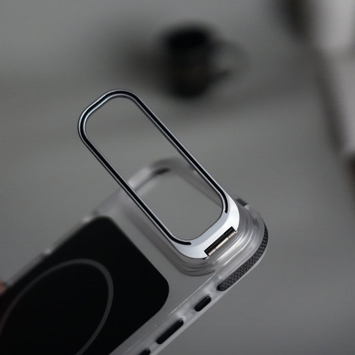 iPhone 17 Air Matte Finish MagSafe Case with Ultra-Slim Metal Kickstand