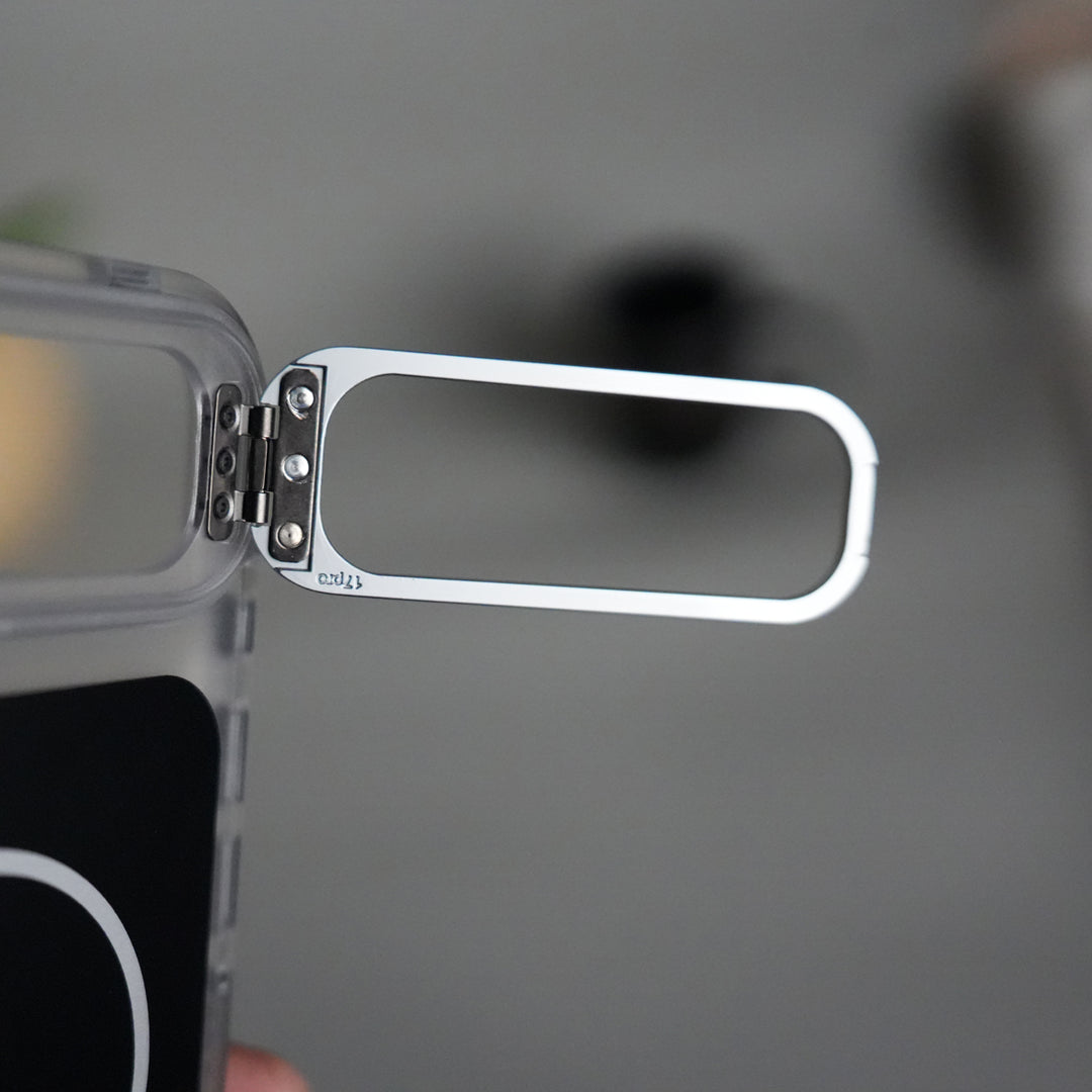 iPhone 17 Air Matte Finish MagSafe Case with Ultra-Slim Metal Kickstand