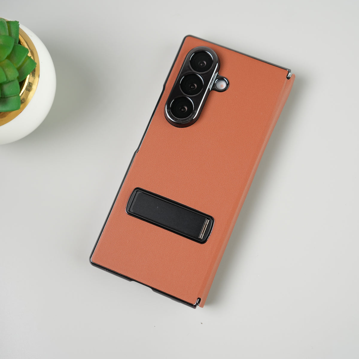 Samsung Galaxy Z Fold 8 Ultra Premium Flip Cover with Kickstand | PU Leather Protective Case