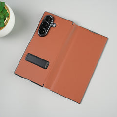 Samsung Galaxy Z Fold 8 Ultra Premium Flip Cover with Kickstand | PU Leather Protective Case