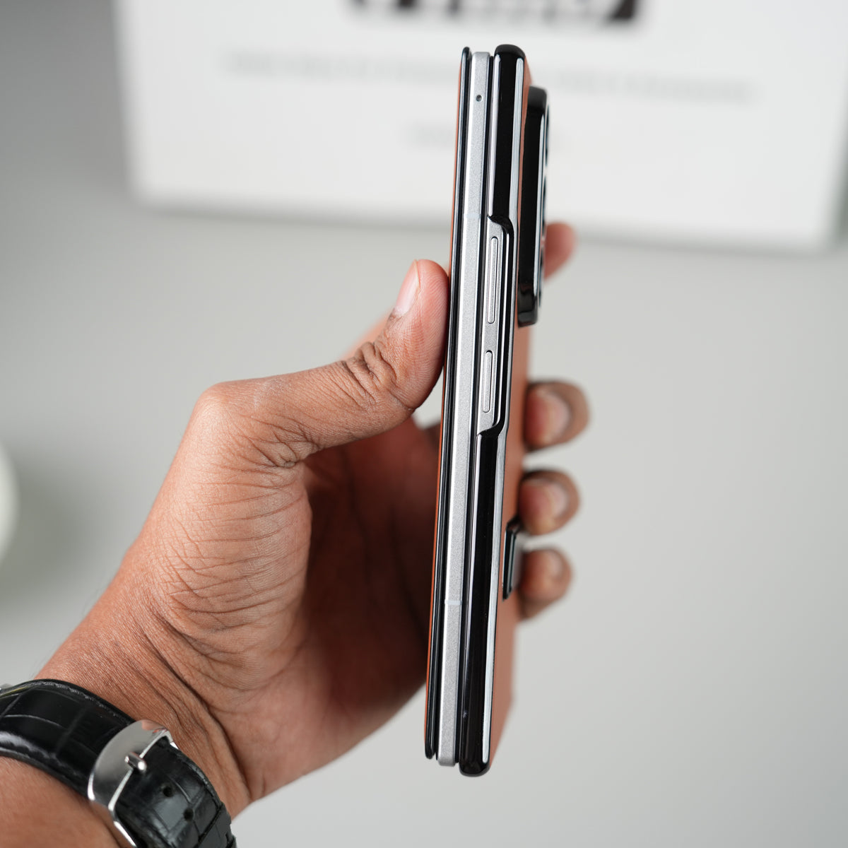 Samsung Galaxy Z Fold 8 Ultra Premium Flip Cover with Kickstand | PU Leather Protective Case