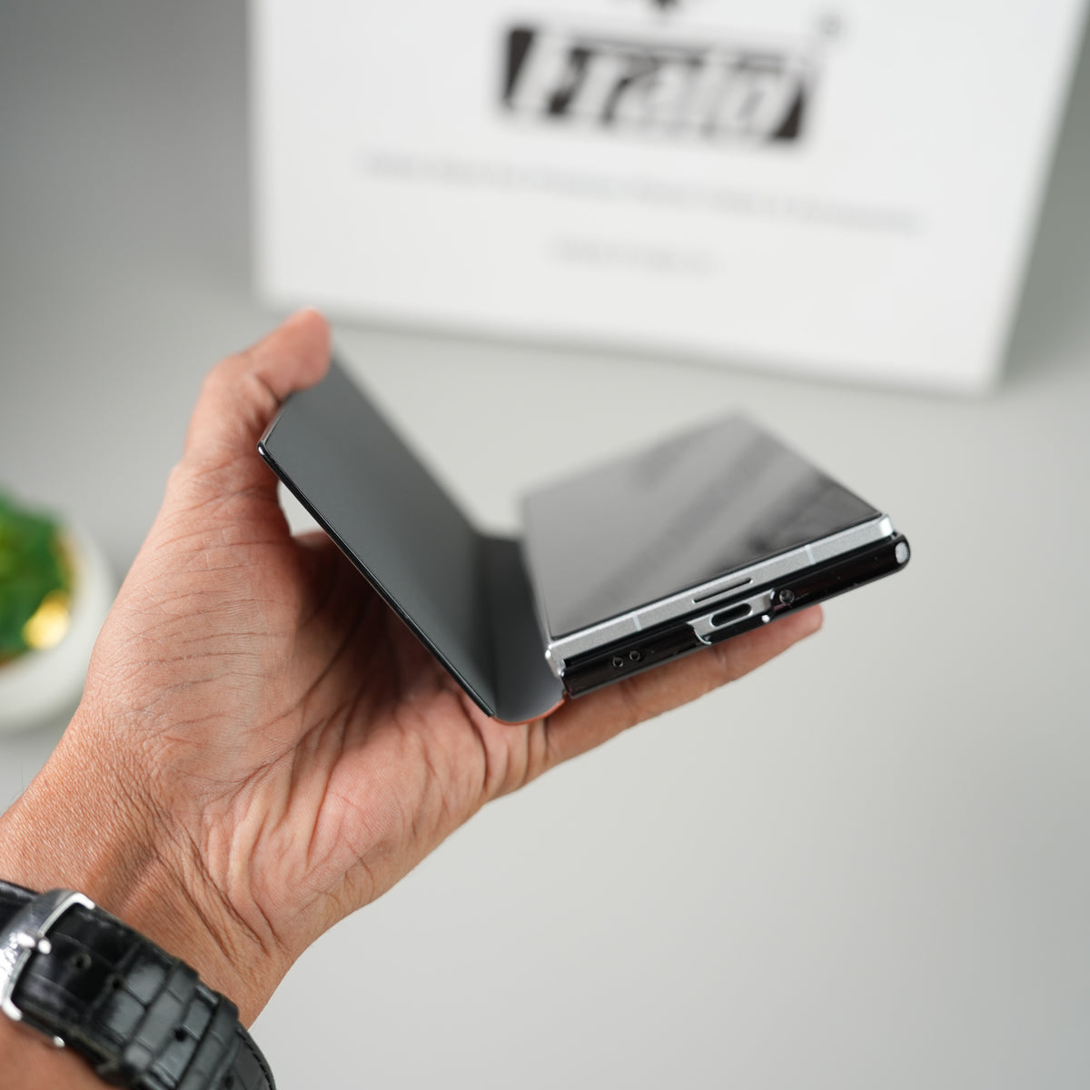 Samsung Galaxy Z Fold 8 Ultra Premium Flip Cover with Kickstand | PU Leather Protective Case