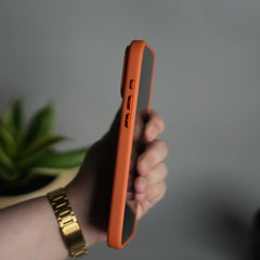 iPhone 17 Pro Matte Shockproof Case with Metal 360° Kickstand