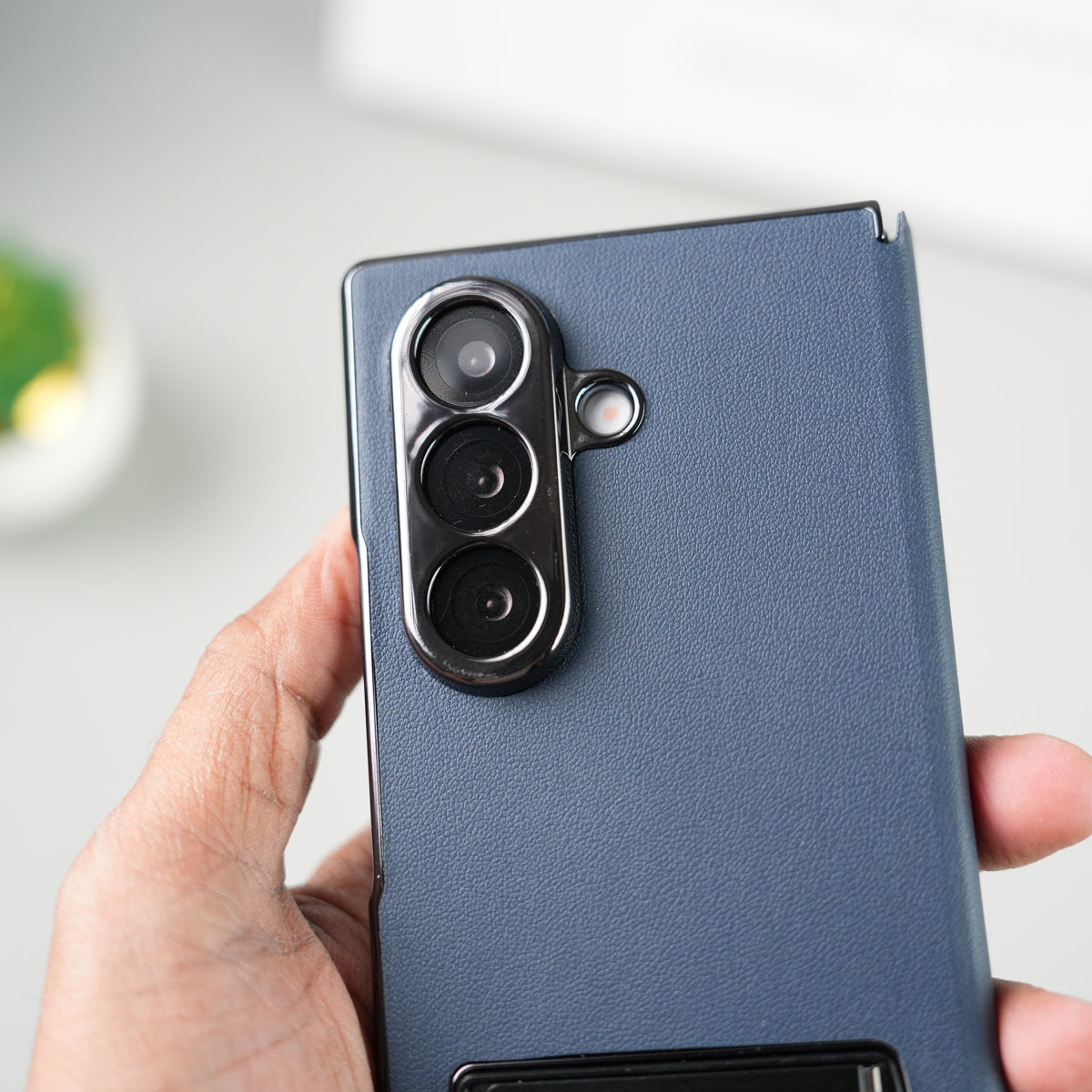 Samsung Galaxy Z Fold 8 Ultra Premium Flip Cover with Kickstand | PU Leather Protective Case