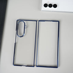 Galaxy Z Fold Series Chrome Plated Transparent Case