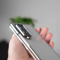Galaxy Z Fold Series Chrome Plated Transparent Case