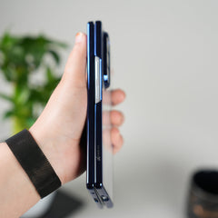 Galaxy Z Fold Series Chrome Plated Transparent Case