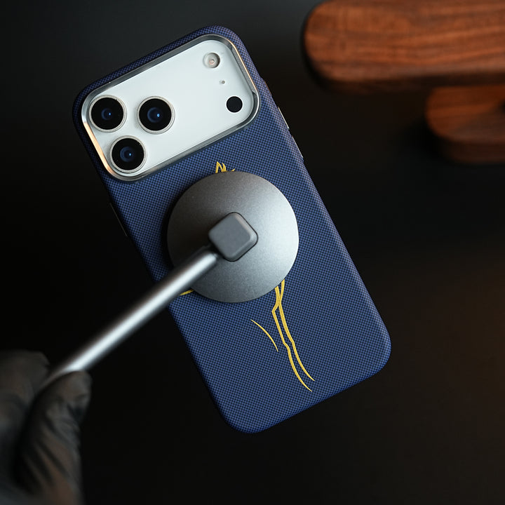 Aramid Design Hard Pc Case for iPhone 17 Pro Max | MagSafe Cover | Horse