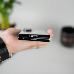 Galaxy Z Fold Series Chrome Plated Transparent Case