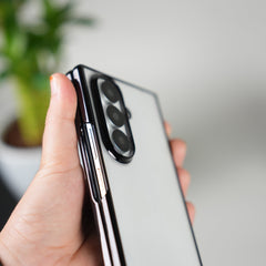 Galaxy Z Fold Series Chrome Plated Transparent Case