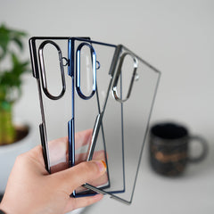 Galaxy Z Fold Series Chrome Plated Transparent Case