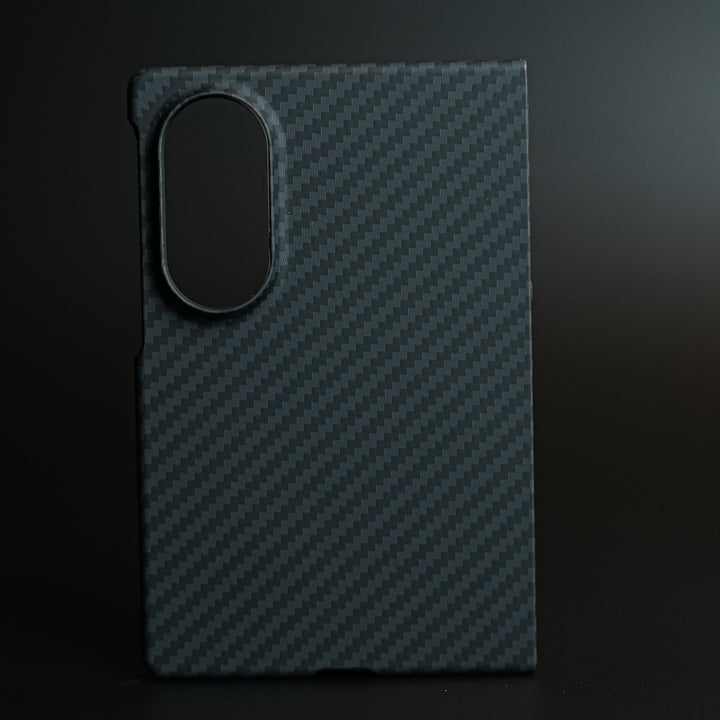 Black Carbon Textured Hard PC Cover for Samsung Galaxy Z Fold 8 with MagSafe | Shockproof Slim Protection