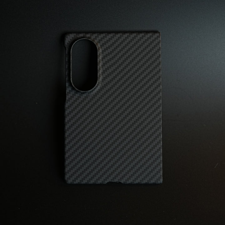 Black Carbon Textured Hard PC Cover for Samsung Galaxy Z Fold 8 with MagSafe | Shockproof Slim Protection