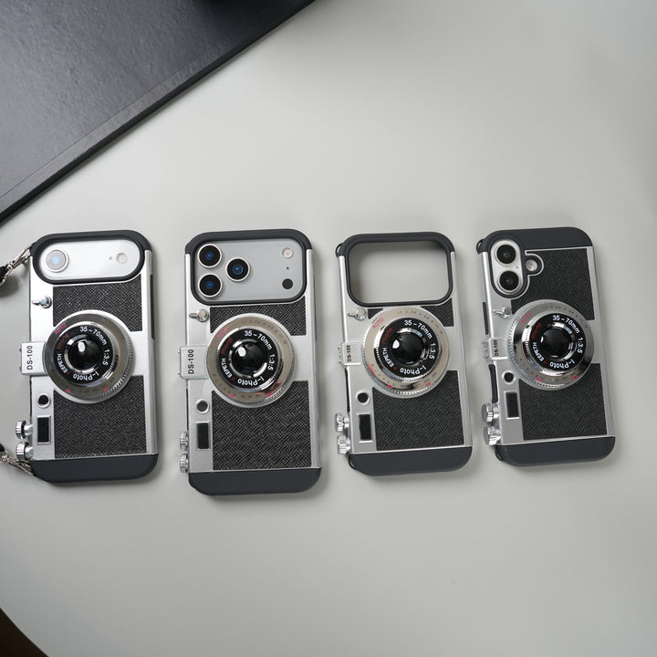 iPhone 17 Series 3D Retro Vintage Camera Case Cover