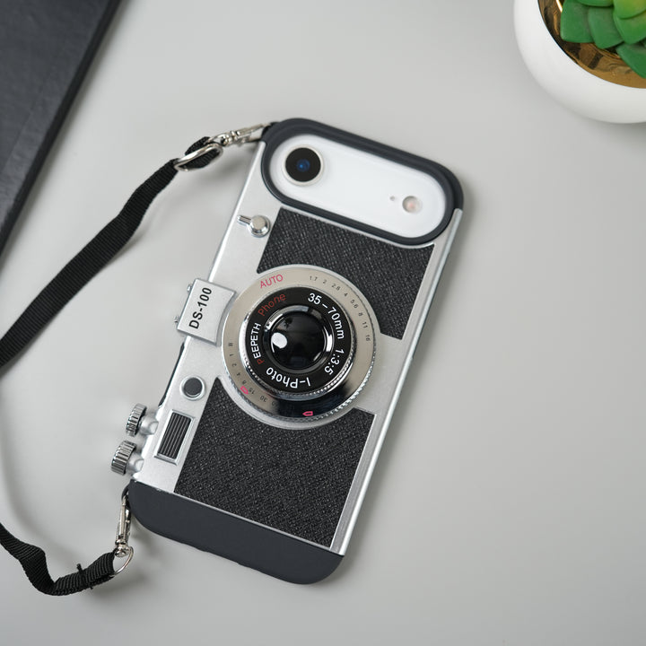 iPhone 17 Series 3D Retro Vintage Camera Case Cover