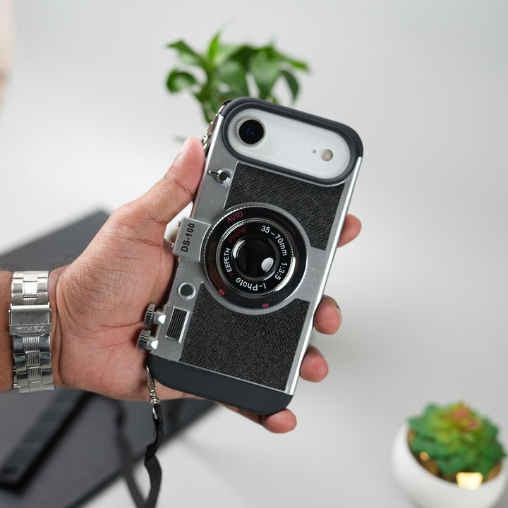 iPhone 17 Series 3D Retro Vintage Camera Case Cover