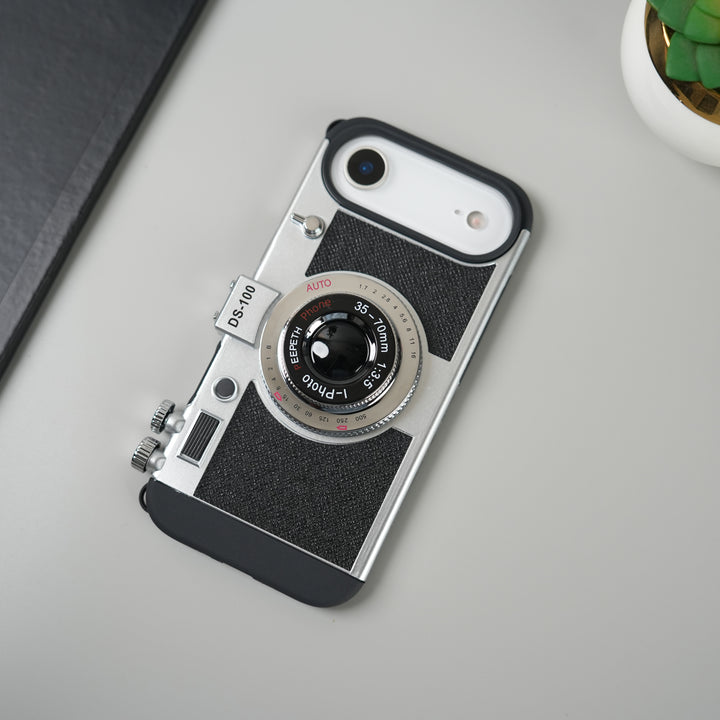 iPhone 17 Series 3D Retro Vintage Camera Case Cover