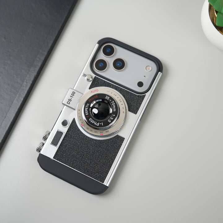 iPhone 17 Series 3D Retro Vintage Camera Case Cover