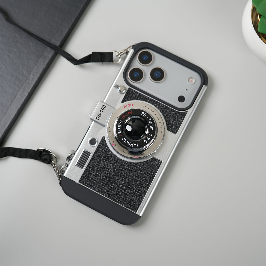 iPhone 17 Series 3D Retro Vintage Camera Case Cover
