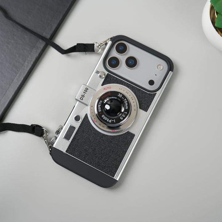 iPhone 3D Retro Vintage Camera Case Cover