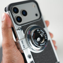 iPhone 3D Retro Vintage Camera Case Cover