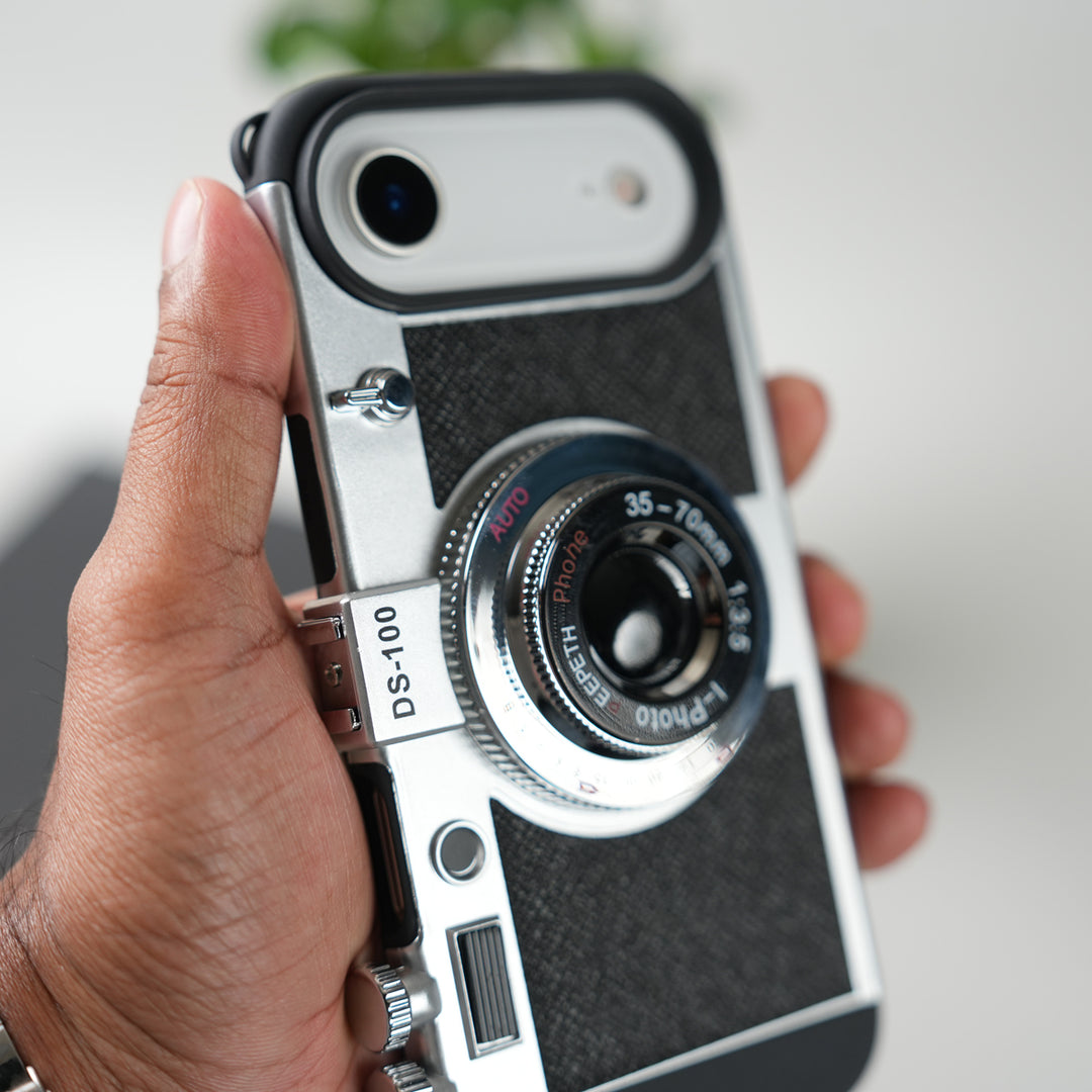 iPhone 17 Series 3D Retro Vintage Camera Case Cover