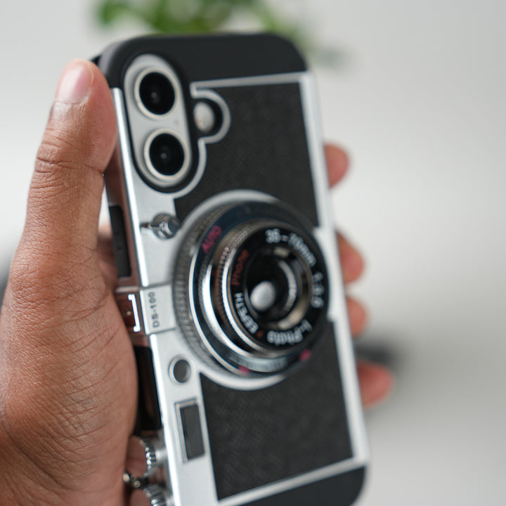 iPhone 17 Series 3D Retro Vintage Camera Case Cover