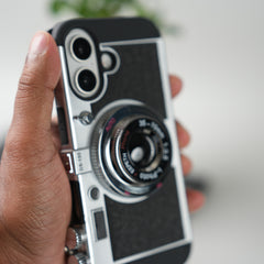 iPhone 3D Retro Vintage Camera Case Cover