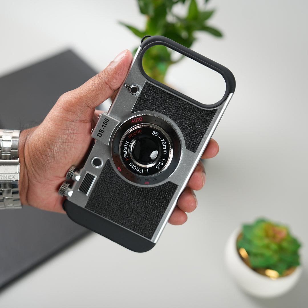 iPhone 17 Series 3D Retro Vintage Camera Case Cover