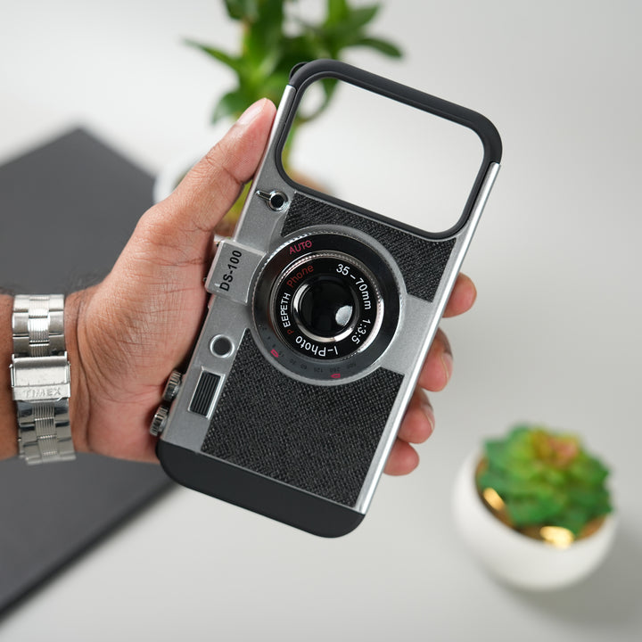 iPhone 17 Series 3D Retro Vintage Camera Case Cover