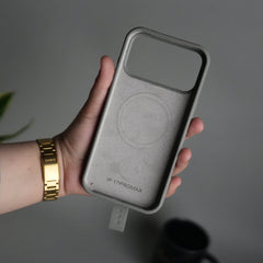 iPhone 17 Pro Silicone Case | Magnetic Ring | Silicone Rotating Grip Strap Cover