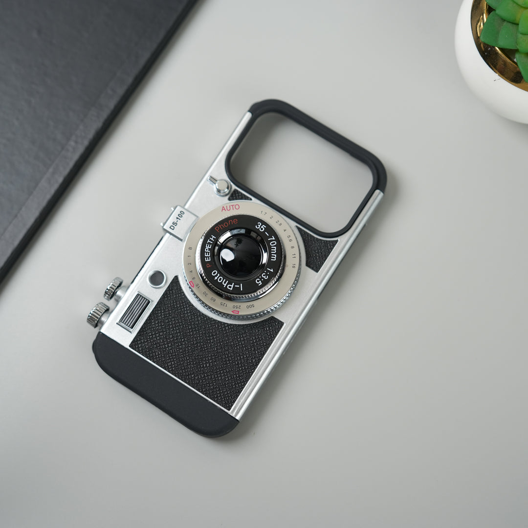 iPhone 17 Series 3D Retro Vintage Camera Case Cover