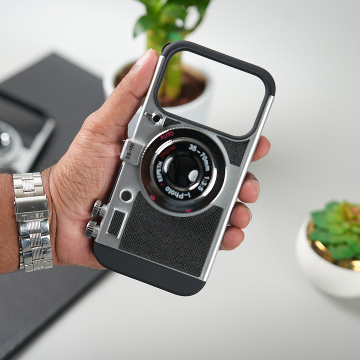 iPhone 17 Series 3D Retro Vintage Camera Case Cover