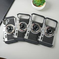 iPhone 17 Series 3D Retro Vintage Camera Case Cover
